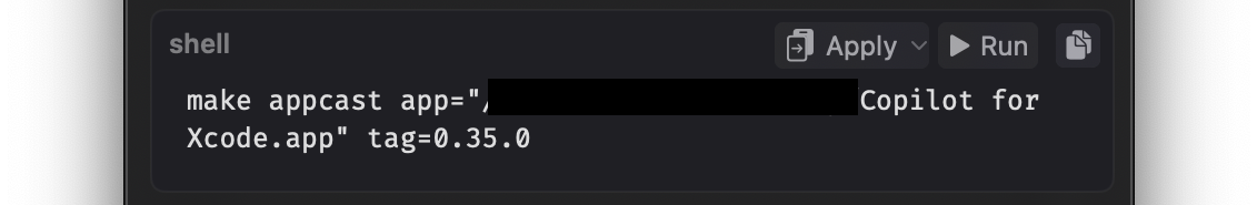 Run Button